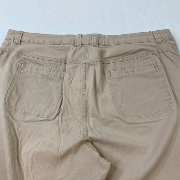 Cherokee Womens Beige Pants with Back Pockets Size 18W - Picture 3 of 6